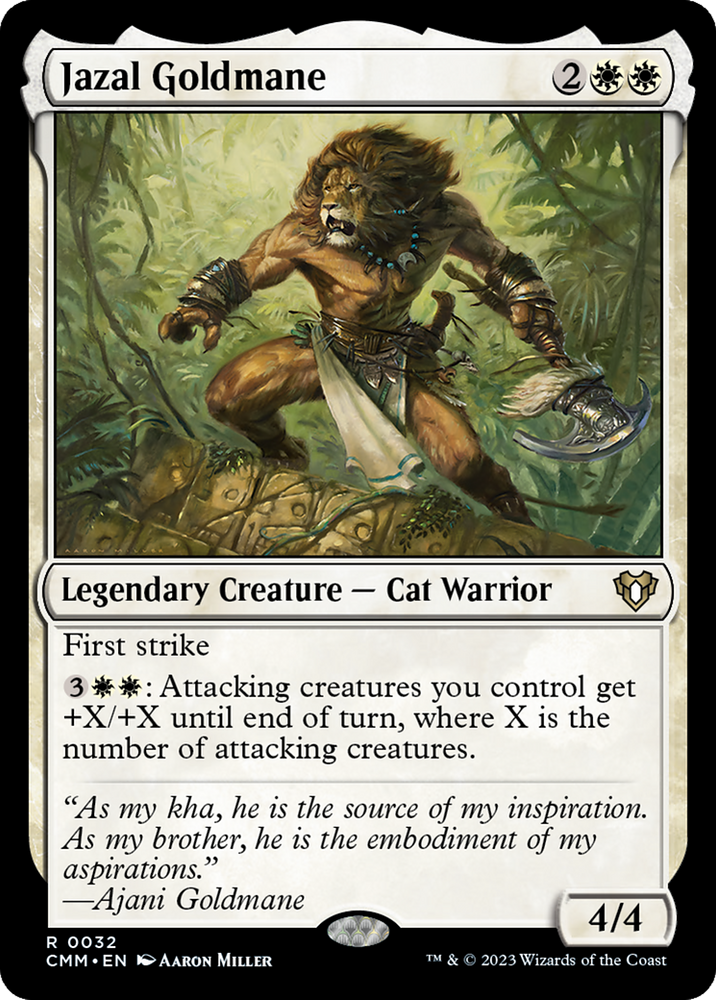 Jazal Goldmane [Commander Masters] 