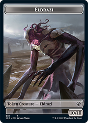 Eldrazi // Soldier Double-Sided Token [Starter Commander Decks] 