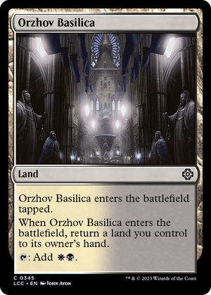 Orzhov Basilica [The Lost Caverns of Ixalan Commander] 