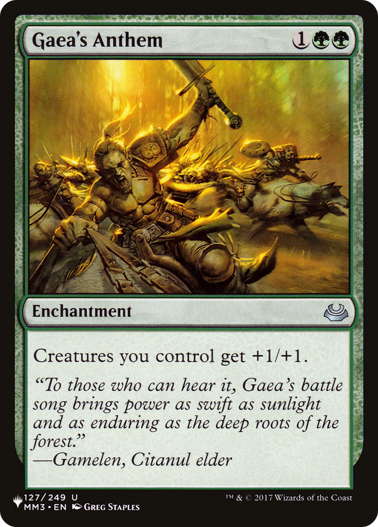 Gaea's Anthem (MM3) [The List]