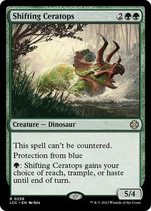 Shifting Ceratops [The Lost Caverns of Ixalan Commander] 