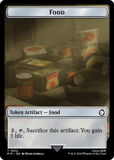 Food (0012) // Copy Double-Sided Token [Fallout Tokens] 