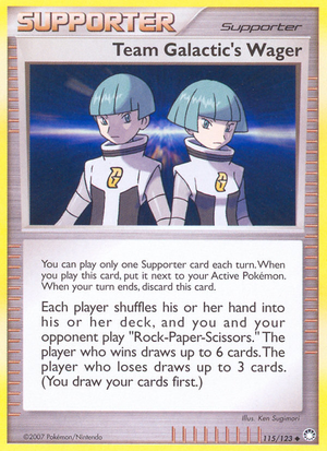 Team Galactic's Wager (115/123) [Diamond &amp; Pearl: Mysterious Treasures] 
