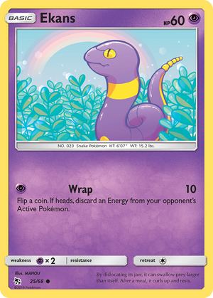 Ekans (25/68) [Sun &amp; Moon: Hidden Fates] 