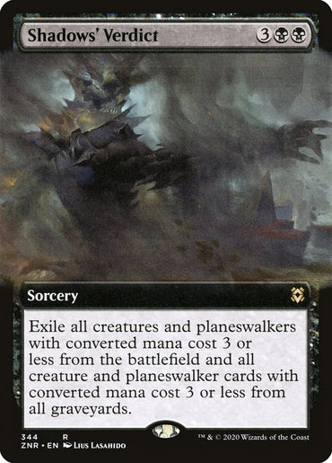 Shadows' Verdict (Extended Art) [Zendikar Rising] 