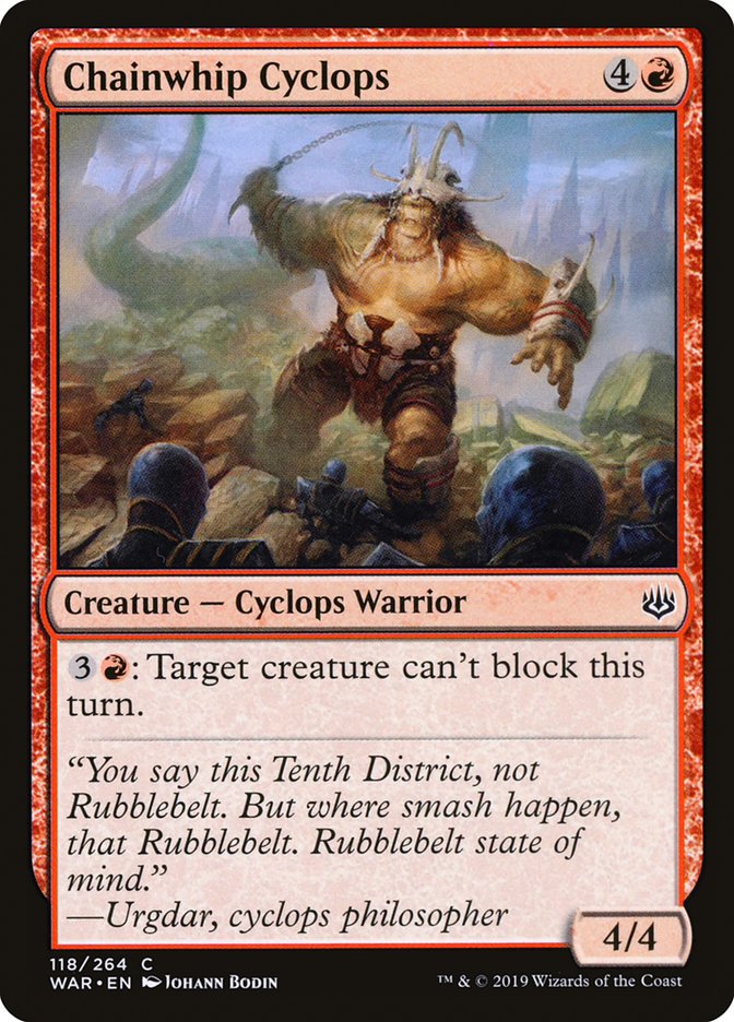 Chainwhip Cyclops [War of the Spark] 