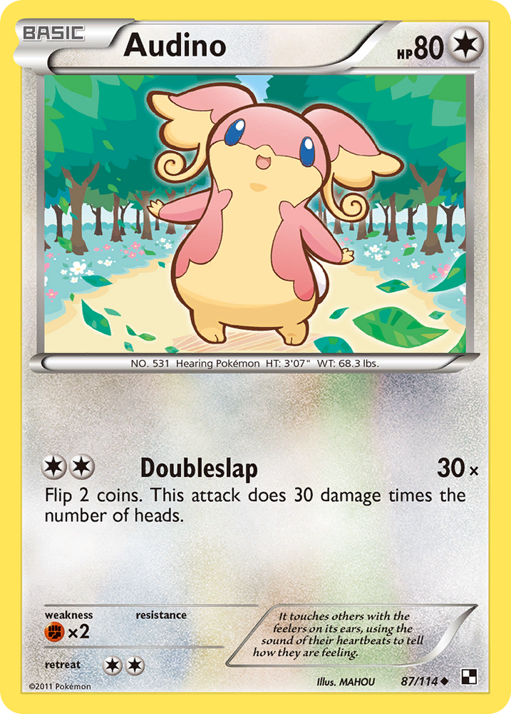 Audino (87/114) [Black &amp; White: Base Set] 