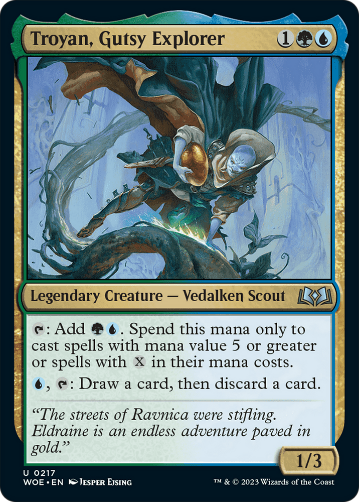 Troyan, Gutsy Explorer [Wilds of Eldraine] 