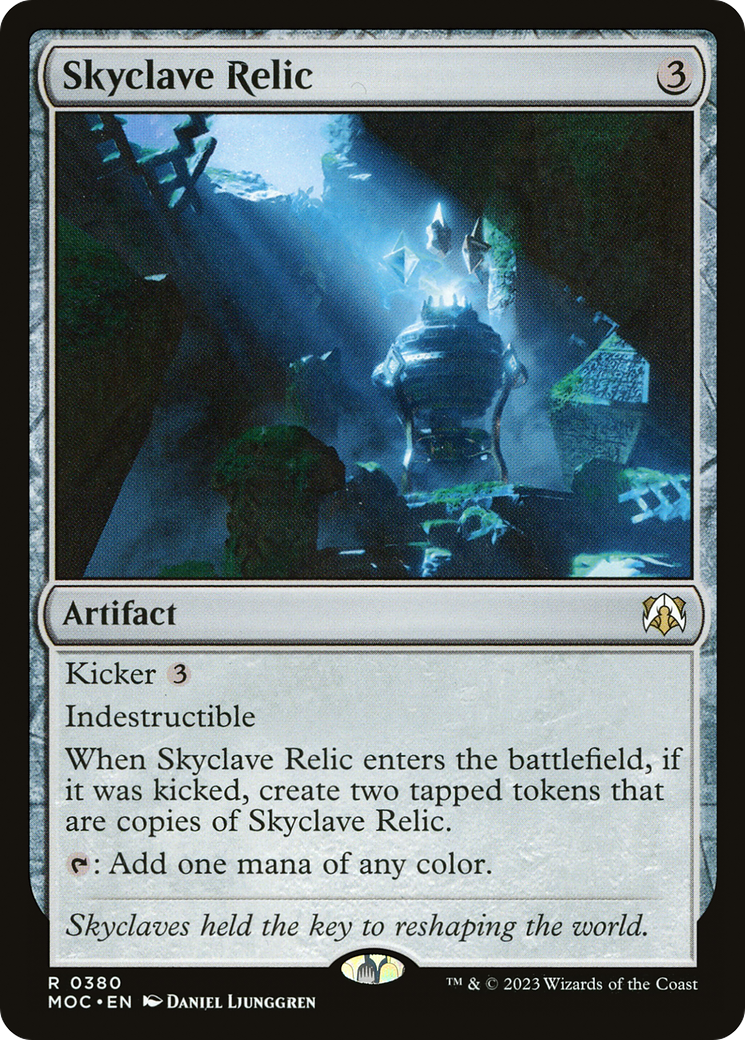 Skyclave Relic [March of the Machine Commander] 