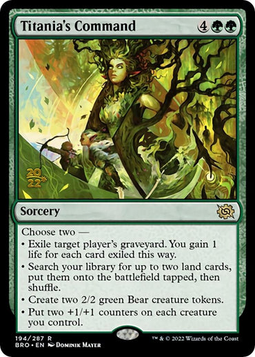 Titania's Command [The Brothers' War Prerelease Promos] 