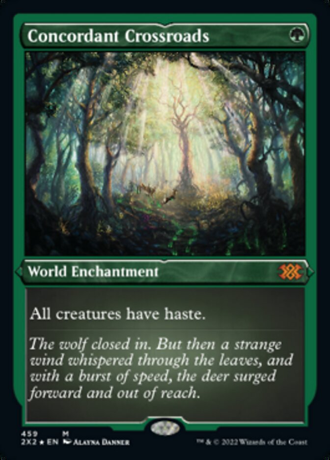 Concordant Crossroads (Foil Etched) [Double Masters 2022] 