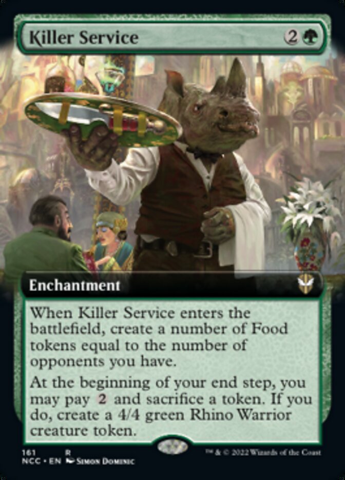 Killer Service (Extended Art) [Streets of New Capenna Commander] 