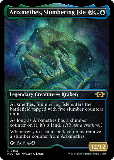 Arixmethes, Slumbering Isle (Halo Foil) [Multiverse Legends] 