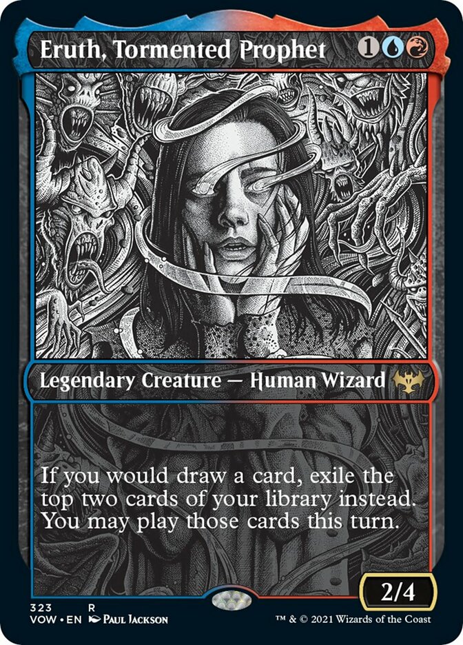Eruth, Tormented Prophet (Showcase Eternal Night) [Innistrad: Crimson Vow] 
