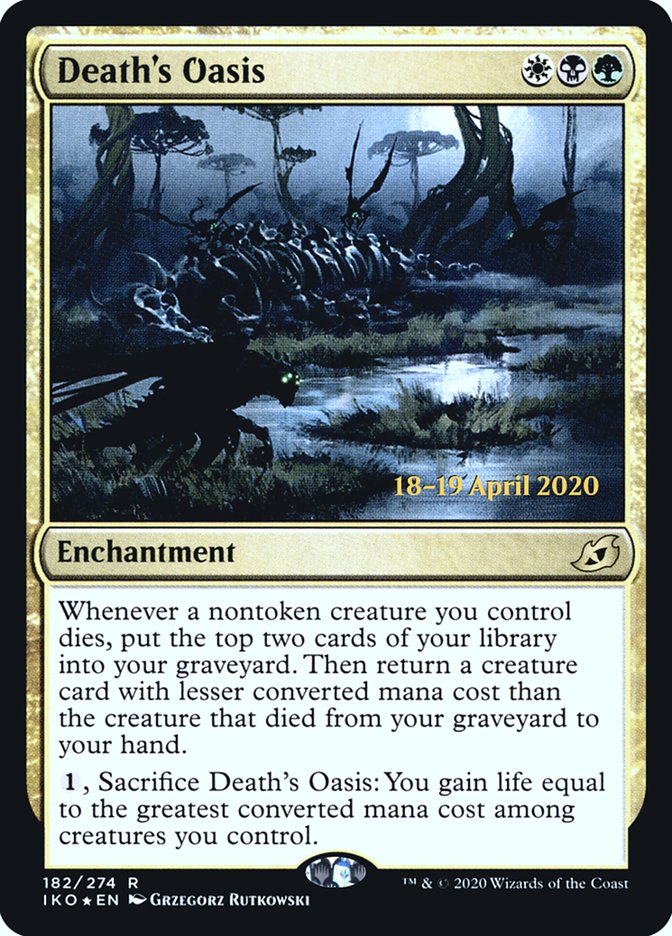 Death's Oasis [Ikoria: Lair of Behemoths Prerelease Promos] 