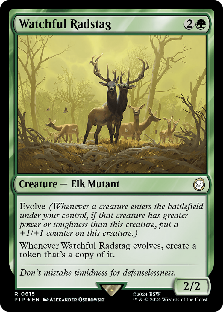 Watchful Radstag (Surge Foil) [Fallout] 