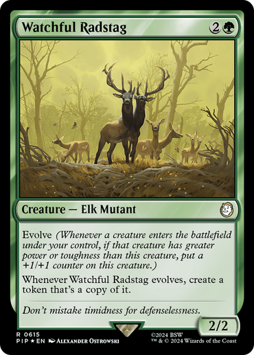 Watchful Radstag (Surge Foil) [Fallout]