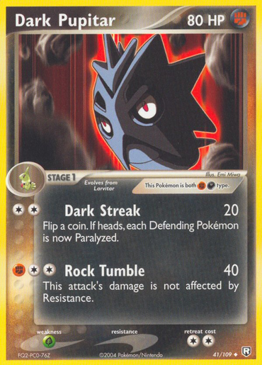 Dark Pupitar (41/109) [EX: Team Rocket Returns]