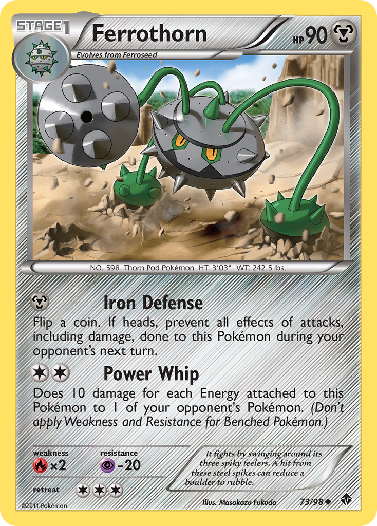 Ferrothorn (73/98) [Black & White: Emerging Powers]