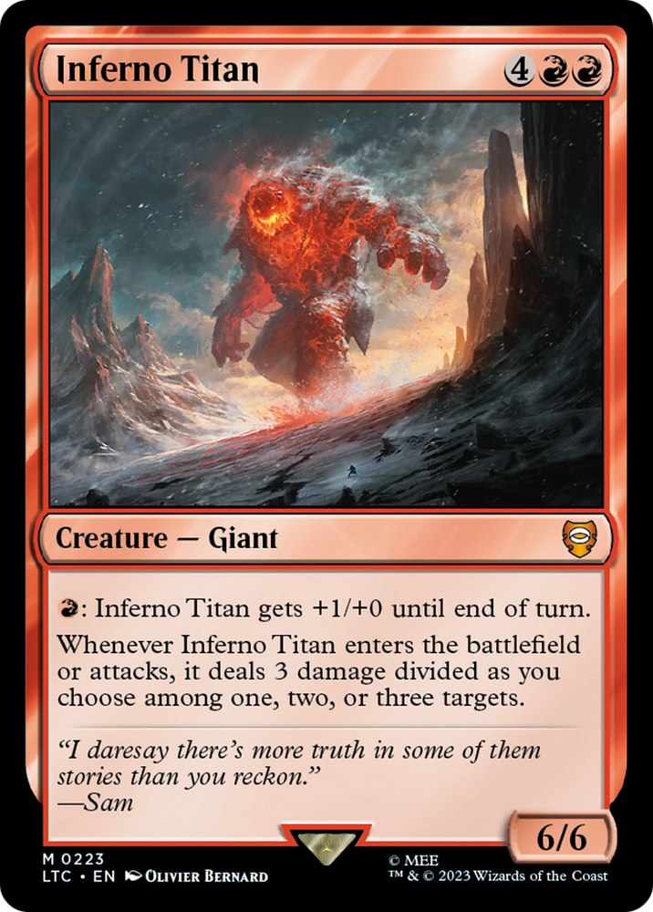 Inferno Titan [The Lord of the Rings: Tales of Middle-Earth Commander] 