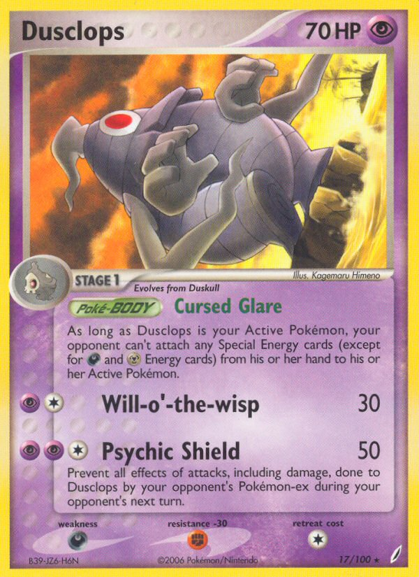 Dusclops (17/100) [EX: Crystal Guardians] 