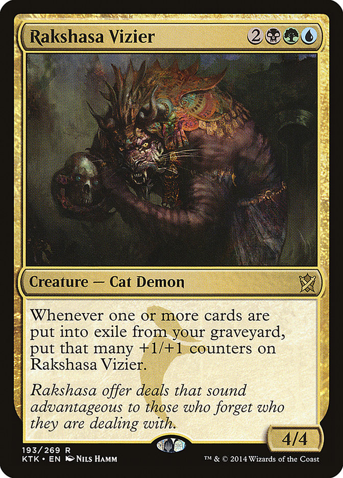 Rakshasa Vizier [Khans of Tarkir] 