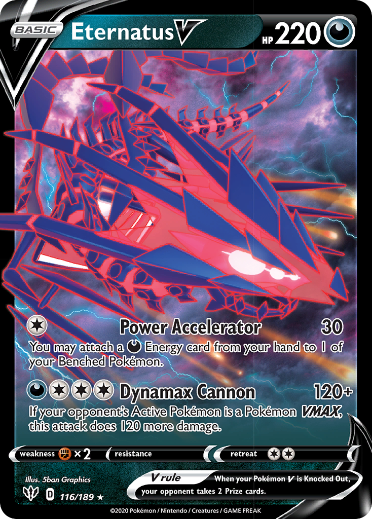 Eternatus V (116/189) [Sword & Shield: Darkness Ablaze] 