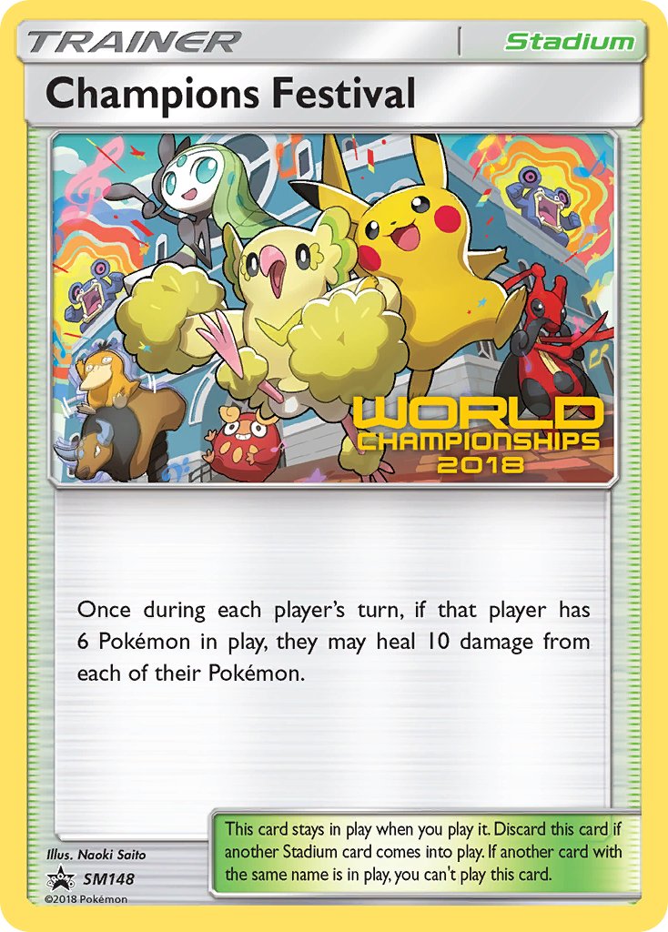 Champions Festival (SM148) (2018 Top Quarter Finalist) [Sun & Moon: Black Star Promos] 