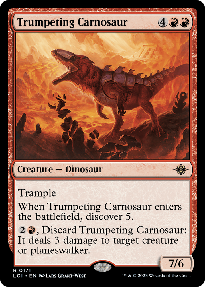 Trumpeting Carnosaur [The Lost Caverns of Ixalan] 