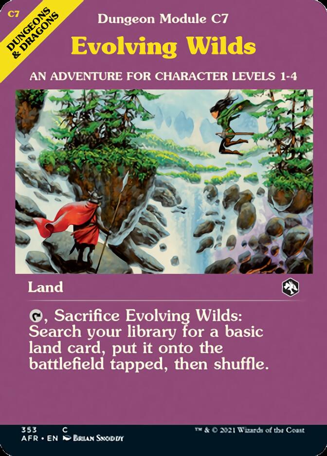 Evolving Wilds (Dungeon Module) [Dungeons & Dragons: Adventures in the Forgotten Realms] 