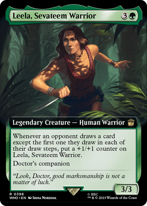 Leela, Sevateem Warrior (Extended Art) [Doctor Who] 