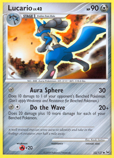 Lucario (53/127) [Platinum: Base Set]