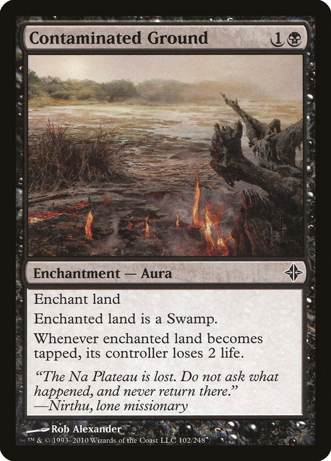 Contaminated Ground [Rise of the Eldrazi] 