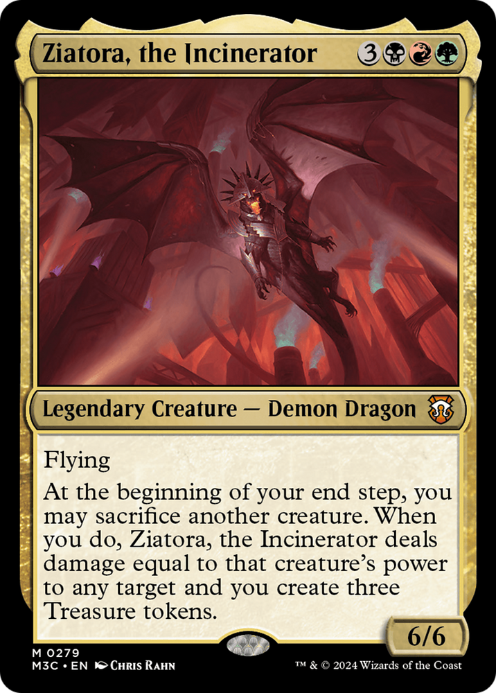 Ziatora, the Incinerator (Ripple Foil) [Modern Horizons 3 Commander] 