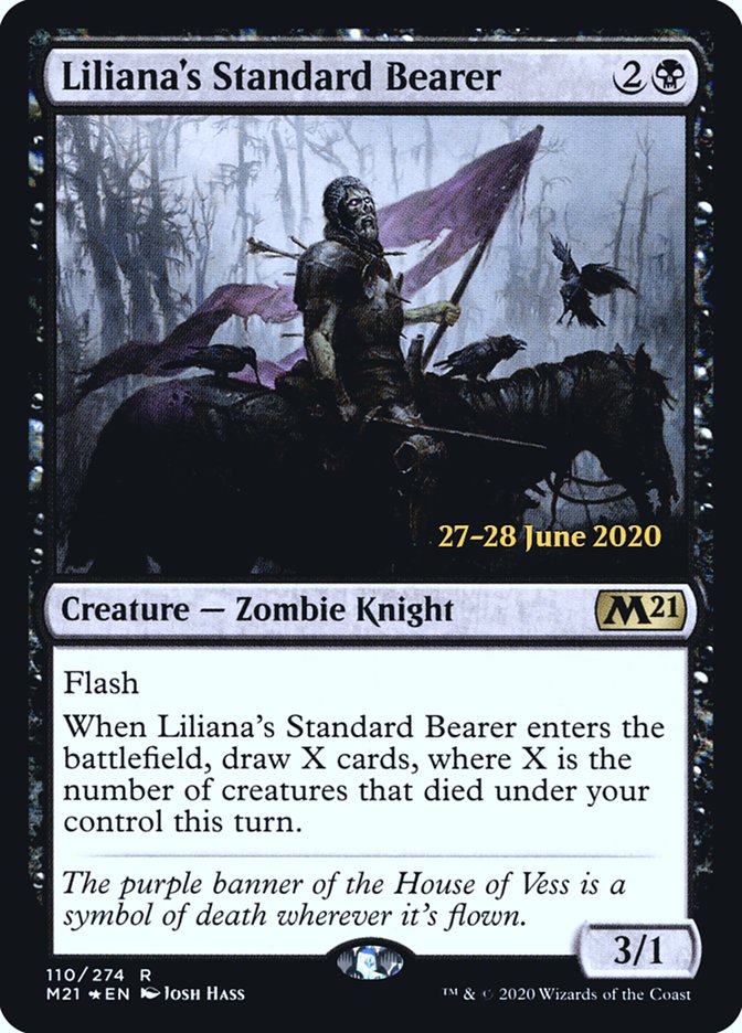 Liliana's Standard Bearer [Core Set 2021 Prerelease Promos] 