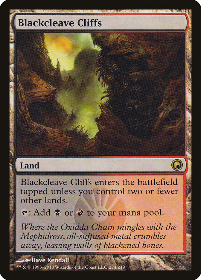 Blackcleave Cliffs [Scars of Mirrodin] 