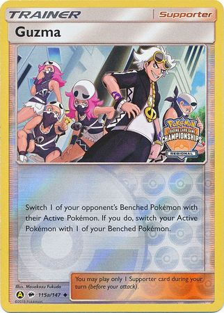 Guzma (115a/147) (Regional Championship Promo) [Sun & Moon: Burning Shadows]