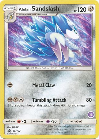 Alolan Sandslash (SM127) (Exclusive Deck #16) [Sun & Moon: Trainer Kit - Alolan Sandslash] 