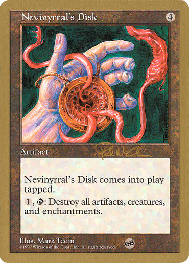 Nevinyrral's Disk (Paul McCabe) (SB) [World Championship Decks 1997] 