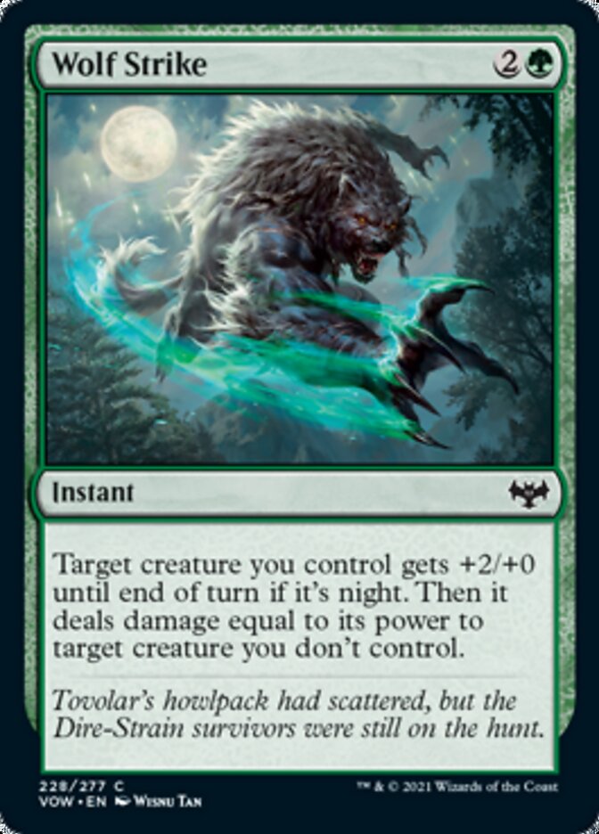 Wolf Strike [Innistrad: Crimson Vow] 