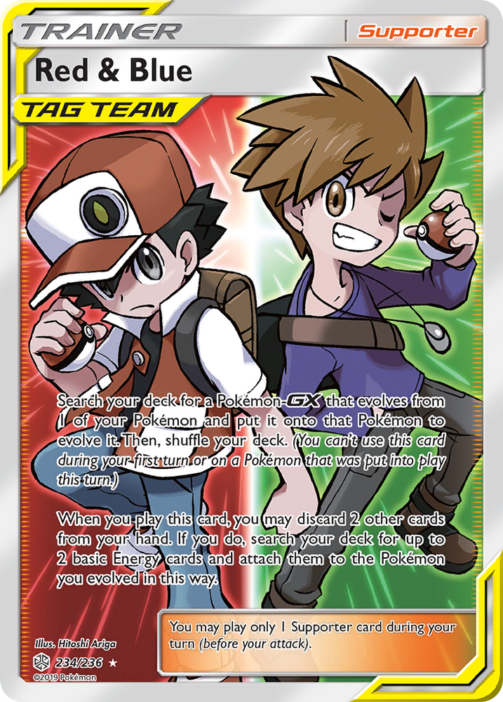 Red &amp; Blue (234/236) [Sun &amp; Moon: Cosmic Eclipse] 