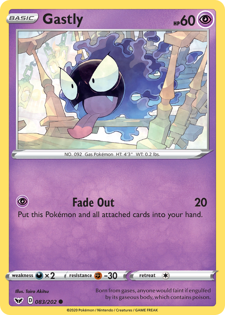 Gastly (083/202) [Sword & Shield: Base Set] 