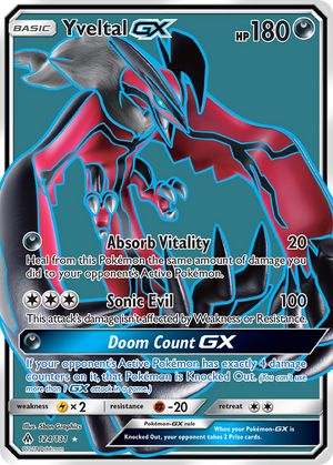 Yveltal GX (124/131) [Sun &amp; Moon: Forbidden Light] 