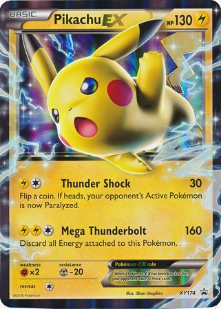 Pikachu EX (XY174) (Jumbo Card) [XY: Black Star Promos] 