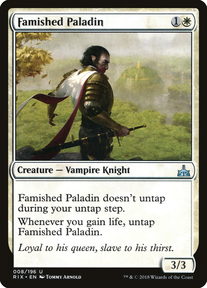 Famished Paladin [Rivals of Ixalan] 