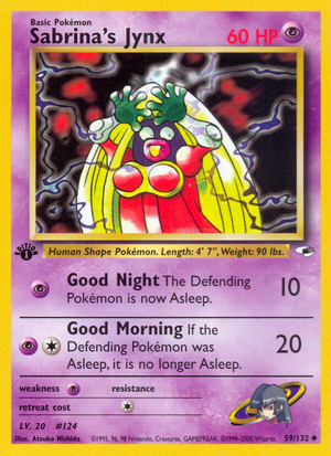 Sabrina's Jynx (59/132) [Gym Heroes 1st Edition] 