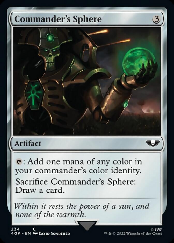 Commander's Sphere (234) (Surge Foil) [Warhammer 40,000] 