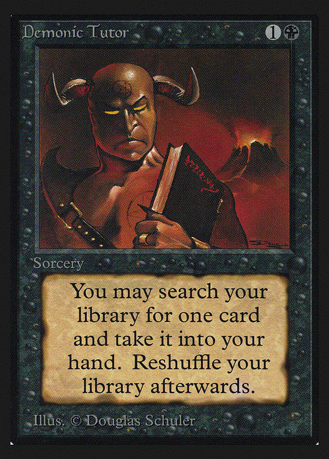 Demonic Tutor [International Collectors' Edition] 