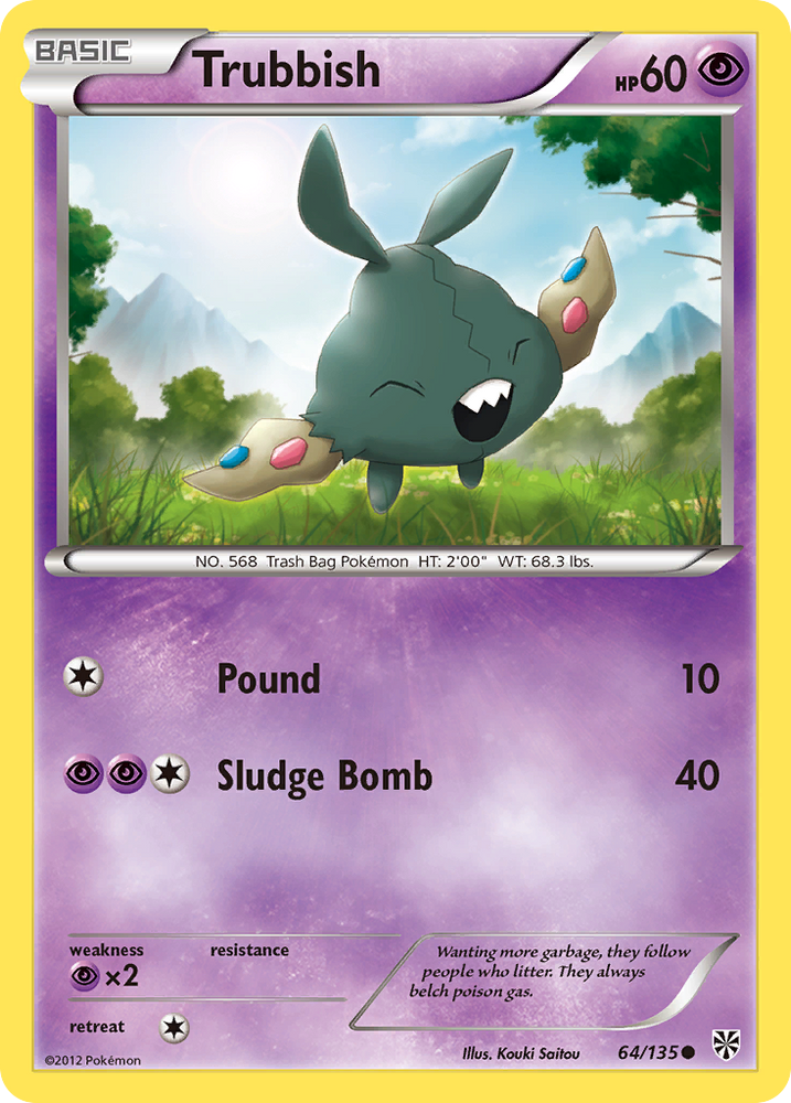 Trubbish (64/135) [Black &amp; White: Plasma Storm] 