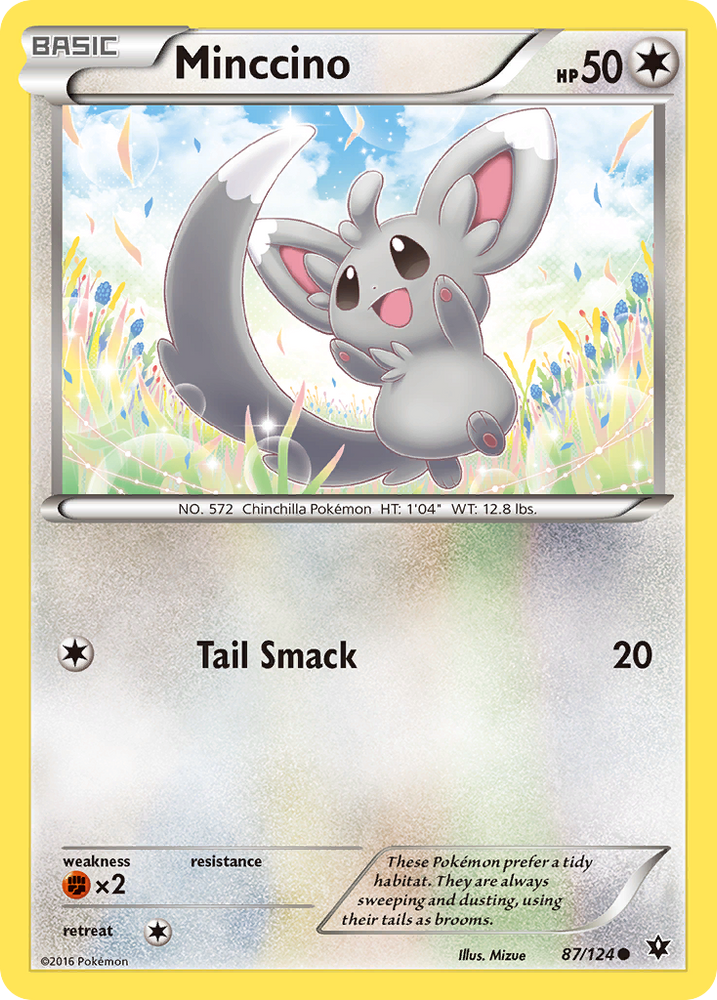 Minccino (87/124) [XY: Fates Collide] 